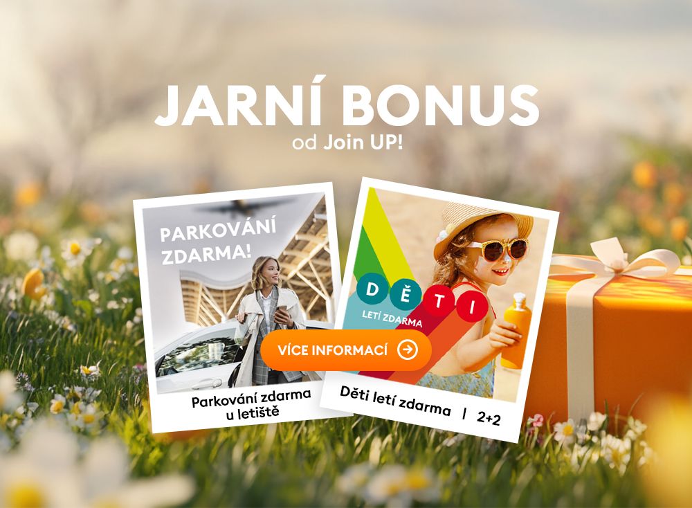 Join UP! cestovní kancelář - balíčky, dovolené, zájezdy
